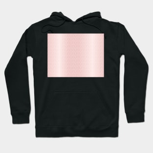 Abstract Light Pink and White Pattern Hoodie